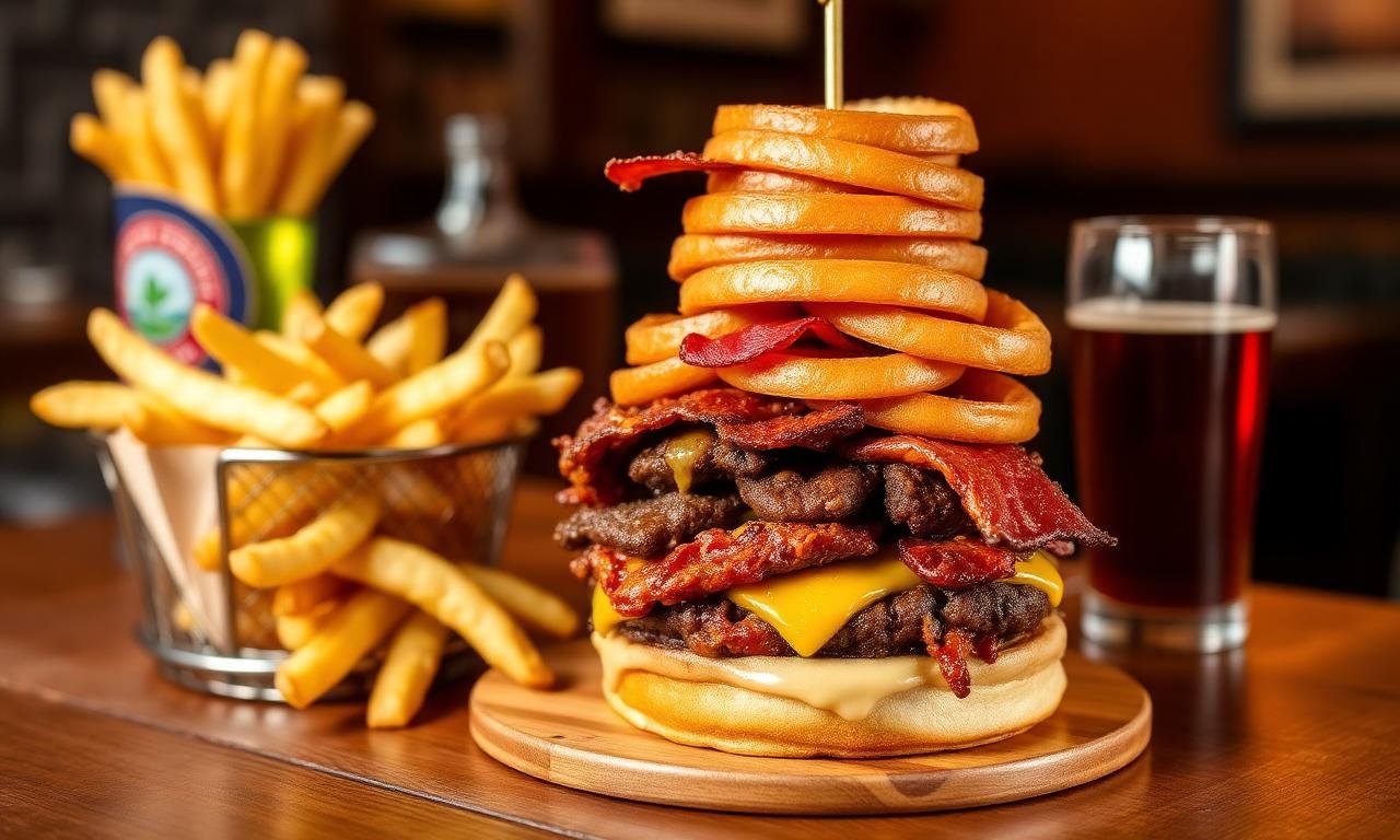 Wetherspoons Big Smoke gourmet burger