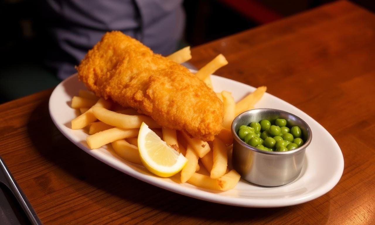 Wetherspoons battered fish and chips